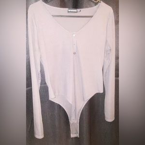 Grey snap between the legs shirt